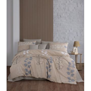 Lenjerie de pat pentru o persoana, Henna, Pearl Home, Bumbac Ranforce