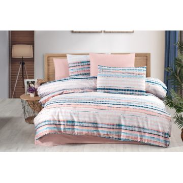 Lenjerie de pat pentru o persoana, Terra, Life Style, 50% bumbac / 50% poliester