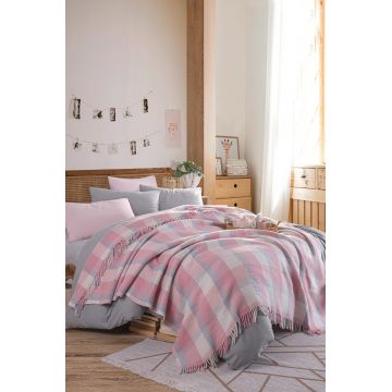 Patura Double, Warm Soft - Powder, Eponj Home, 70% bumbac/30% acril