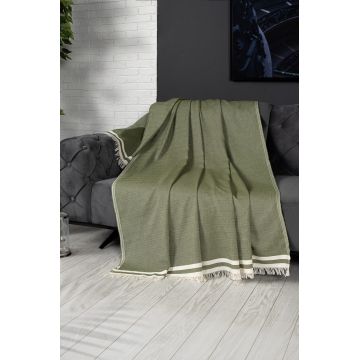 Cuvertura de pat, Alinda - Green (170 x 300), DC Home, Bumbac