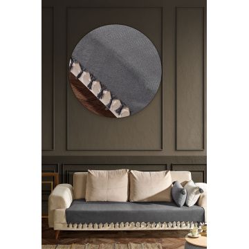 Cuvertura de pat, Asya - Anthracite, Viaden, 70% bumbac/30% poliester