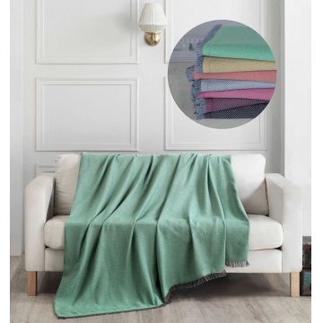 Cuvertura de pat, Elite - Green, DC Home, Bumbac