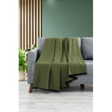 Cuvertura de pat, Lalin 200 - Green, DC Home, 70% bumbac/30% poliester