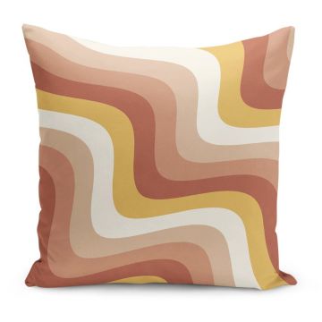 Față de pernă 43x43 cm Creamy Strawberry Swirl – Mila Home