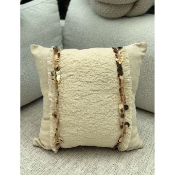 Față de pernă 43x43 cm Sequins – Mioli Decor Față de pernă 43x43 cm Sequins – Mioli Decor