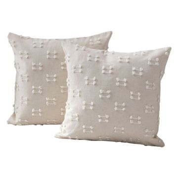 Fețe de pernă 2 buc. 43x43 cm Tuffet – Mioli Decor