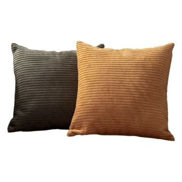 Fețe de pernă 2 buc. din catifea reiată 43x43 cm – Mioli Decor