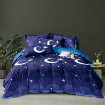 Lenjerie 1 Persoana Blue Moon (Finet)
