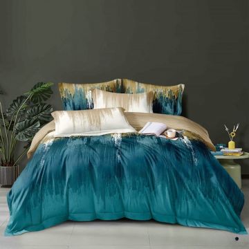 Lenjerie 1 Persoana Luxart Aqua (Finet)