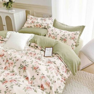 Lenjerie cu elastic 180x200 Velvet 6 Piese (Finet)