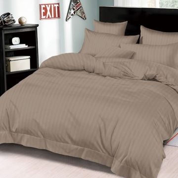 Lenjerie cu elastic 180x200cm, Damasc, Tixie V5 Maro (Finet)