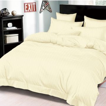 Lenjerie cu elastic 180x200cm, Damasc, Tixie V7 Galben (Finet)