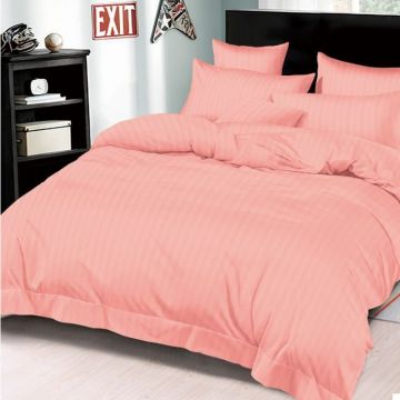Lenjerie cu elastic 180x200cm, Damasc, Tixie V8 Roz (Finet)