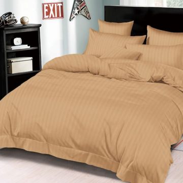 Lenjerie cu elastic 180x200cm, Damasc, Tixie V9 Bej (Finet)