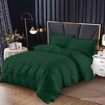 Lenjerie Damasc 1 persoana 140x200 Bright V4 Verde inchis, 4 Piese (Finet) Lenjerie Damasc 1 persoana 140x200 Bright V4 Verde inchis, 4 Piese (Finet)
