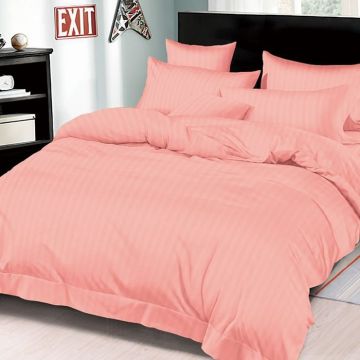 Lenjerie Damasc cu elastic 180x200 Premium Coral (Finet) Lenjerie Damasc cu elastic 180x200 Premium Coral (Finet)