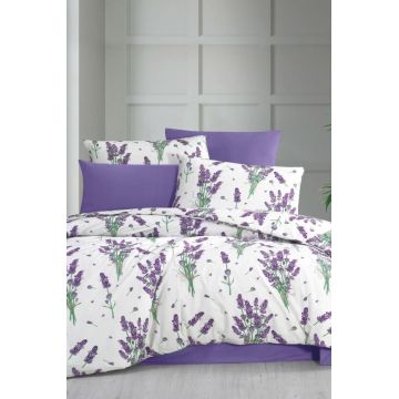 Lenjerie de pat dubla, Jefri, Dowry World, 65% bumbac/35% poliester