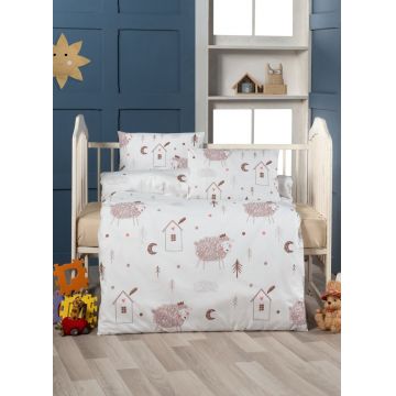 Lenjerie de pat pentru copii, Cloudy, Life Style, Bumbac Ranforce