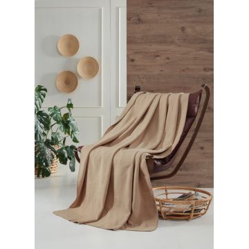 Patura, Brighton Cotton - Beige, Aksu, 60% bumbac/30% acril/10% poliester