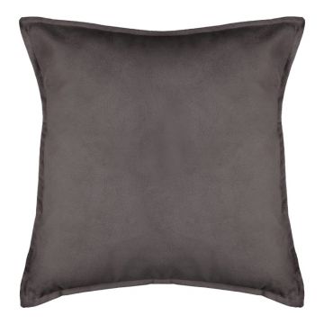 Perna decorativa Derfon, Pako World, Gri inchis, 55x55 cm