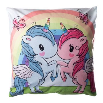 Pernă pentru copii 45x45 cm Unicorn – JAHU collections