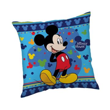 Pernă pentru copii din polar, fleece 40x40 cm Mickey 