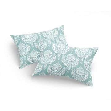 Set 2 fete de perna, Post - Water Green, Eponj Home, 65% bumbac/35% poliester