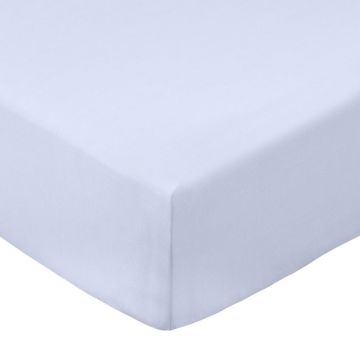 Cearceaf mov lavandă din bumbac percal cu elastic 150x200 cm Cotton Percale – Bianca