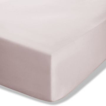 Cearceaf roz deschis din bumbac percale cu elastic 90x190 cm Easy Iron Percale – Catherine Lansfield