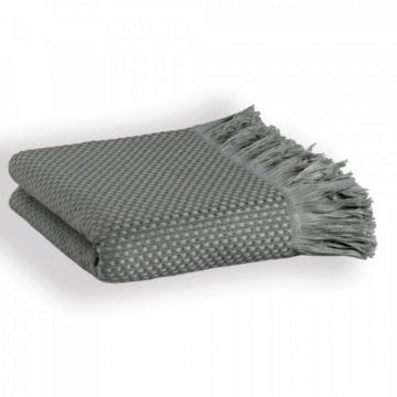 Cuvertura matlasata dubla, Fresno (240 x 250) - Dark Grey, L'appartement , 50% bumbac/50% Tencel