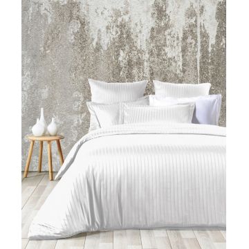 Lenjerie de pat dubla, Exlusive Line - White, Primacasa by Türkiz, Bumbac Satinat