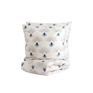 Lenjerie de pat dubla Letamo, Homla, 3 piese, 160x200 cm, poliester, multicolor