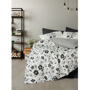 Lenjerie de pat dublu Model Meresa Black