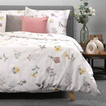 Lenjerie de pat Prima, Homla, 160x200 cm, bumbac, multicolor