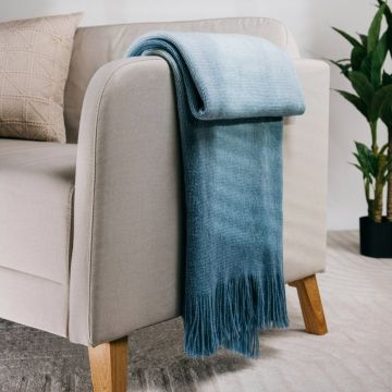 Patura Finns, Homla, 130x170 cm, acril, albastru