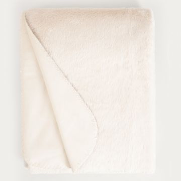 Patura New Clumsy, Homla, 150x200 cm, poliester, bej