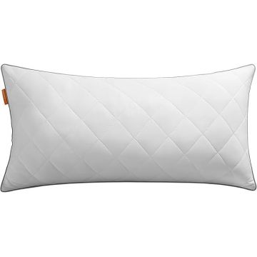 Perna vara iarna reversibila Songmics Alb 80x40x10 cm (Polyester 100%)