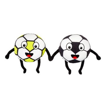 Perne pentru copii 2 buc. din pluș 25x25 cm Forever Together Football – Catherine Lansfield